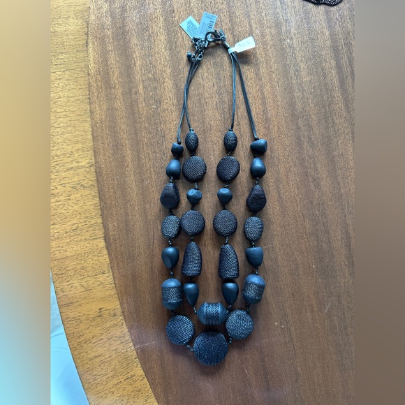 Chico’s Black Multistrand Necklace - Picture 6 of 7
